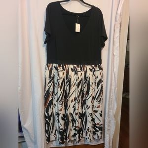 *NWT* Cato's Est. 1946 Pleated midi dress 18/20. In multiple neutral colors